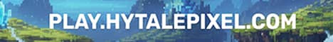 HytalePixel Hytale server banner - 2026.02.19-1a311a592 - 0/100 players - Offline