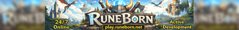 Background banner for RuneBorn Hytale server - 2026.03.26-89796e57b - 1 players online